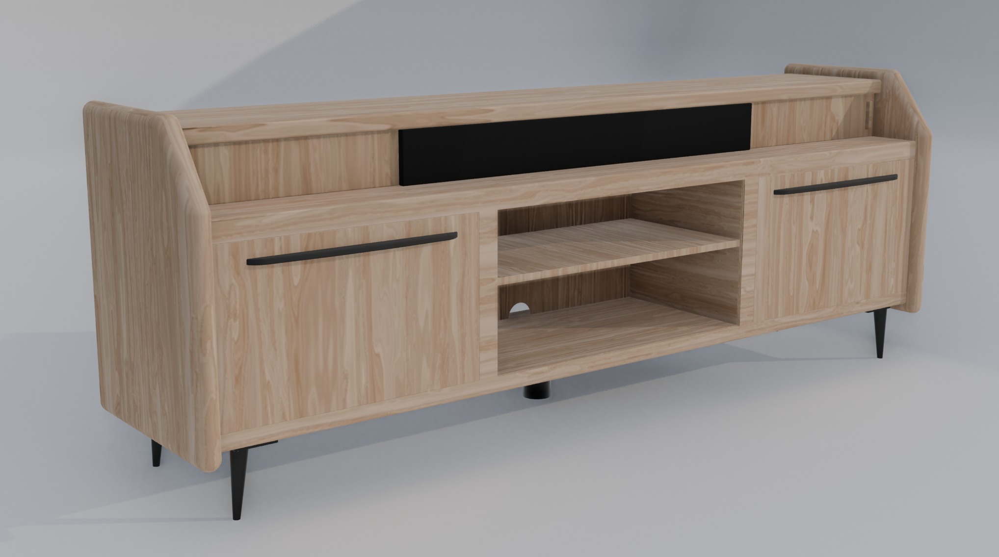 Tv Board 3D model_2