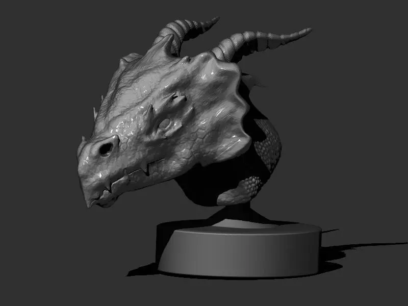 Dragon Head 3D print model_0