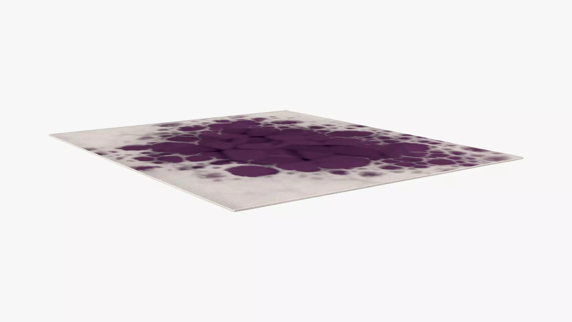 Rug Carpet Bubbles 3D model_0