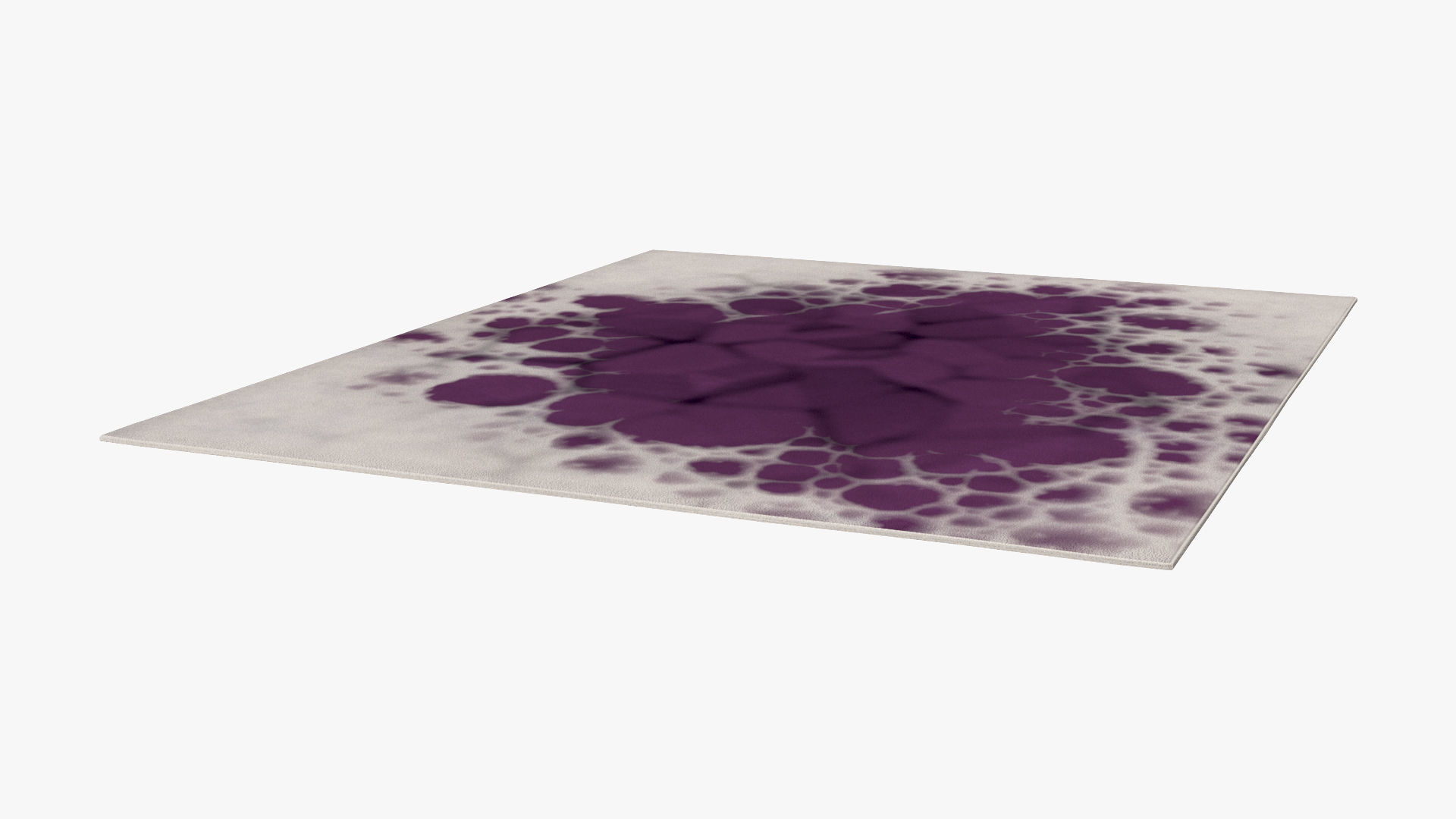 Rug Carpet Bubbles 3D model_3