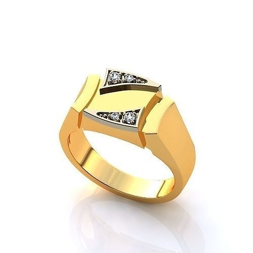 Mens ring 3D print model
