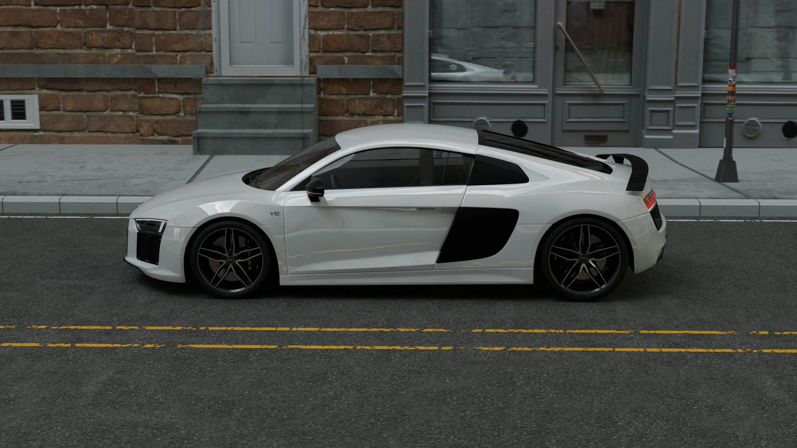 Audi R8 2017 3D model_4