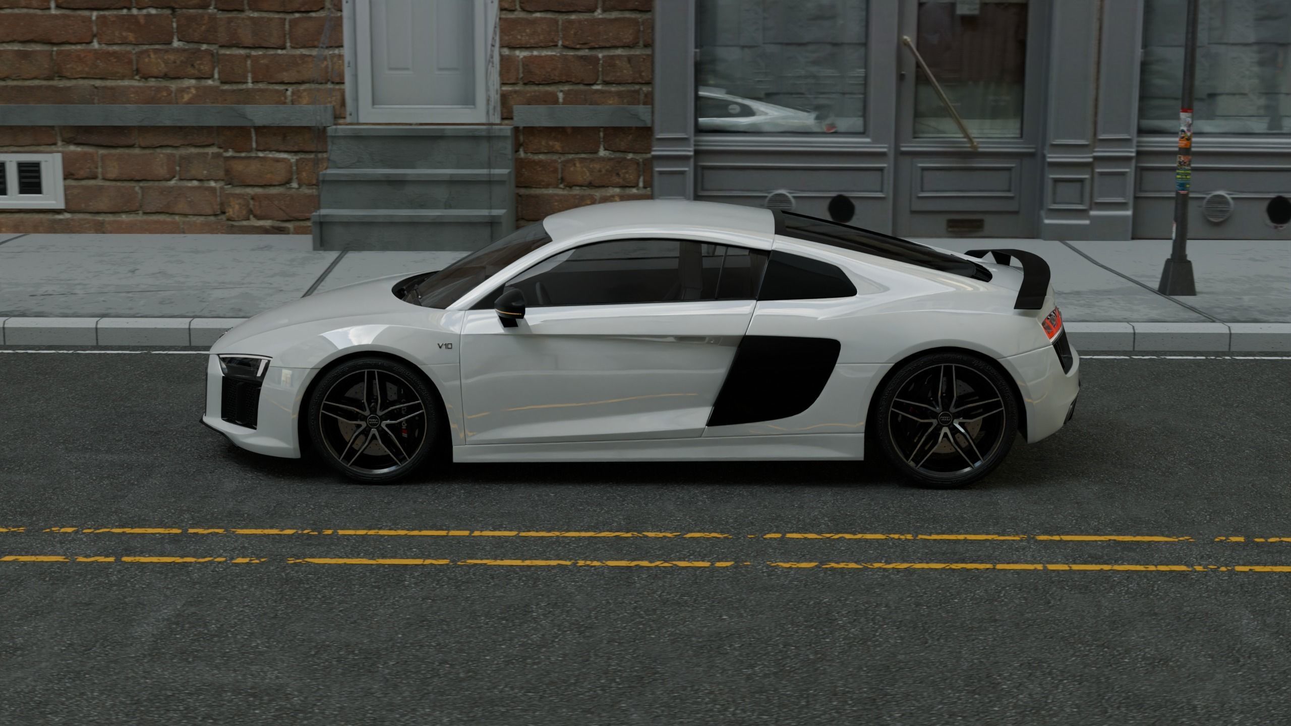 Audi R8 2017 3D model_3