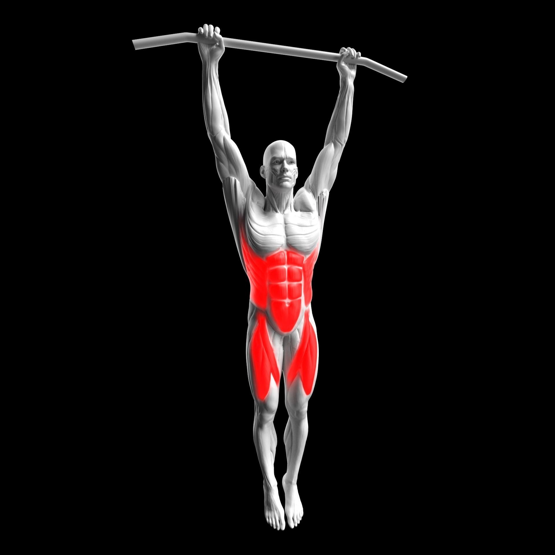Gym Exercise Animations Pack 3D model_77