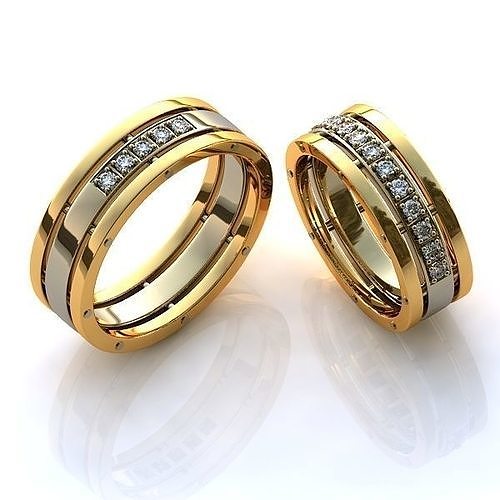 Rings 3D print model