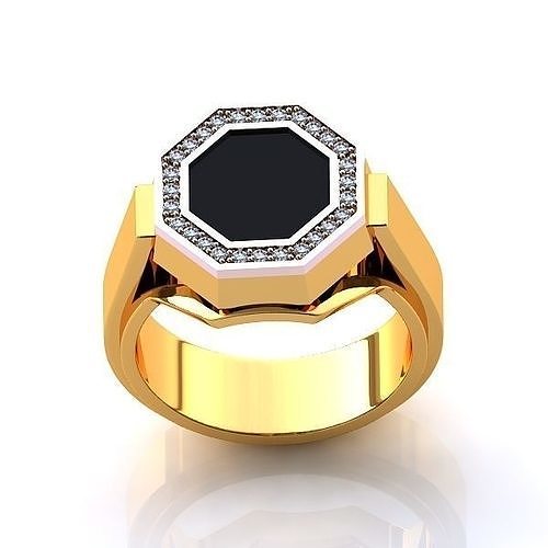 Mens ring 3D print model