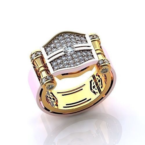 Mens ring 3D print model