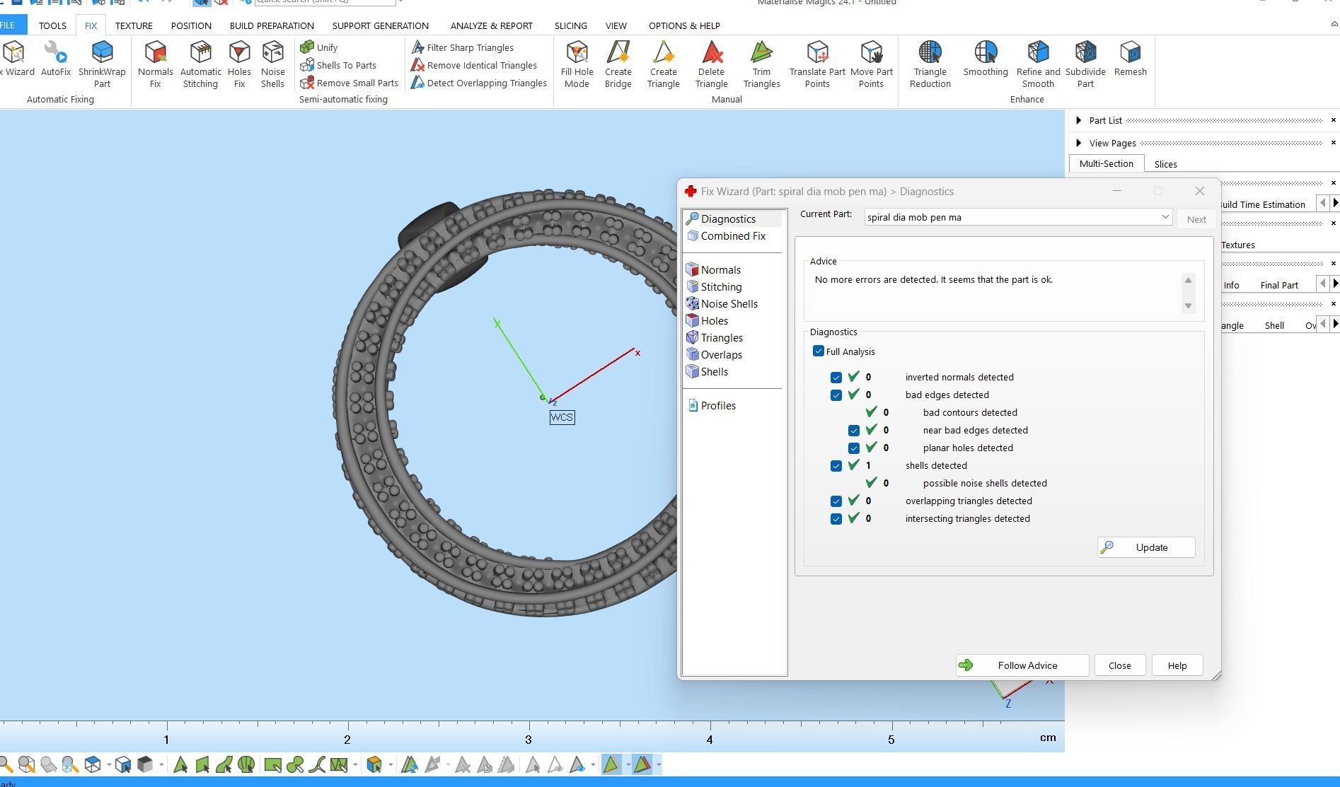 Spiral Mobius Diamond Pendant 3D print model_8
