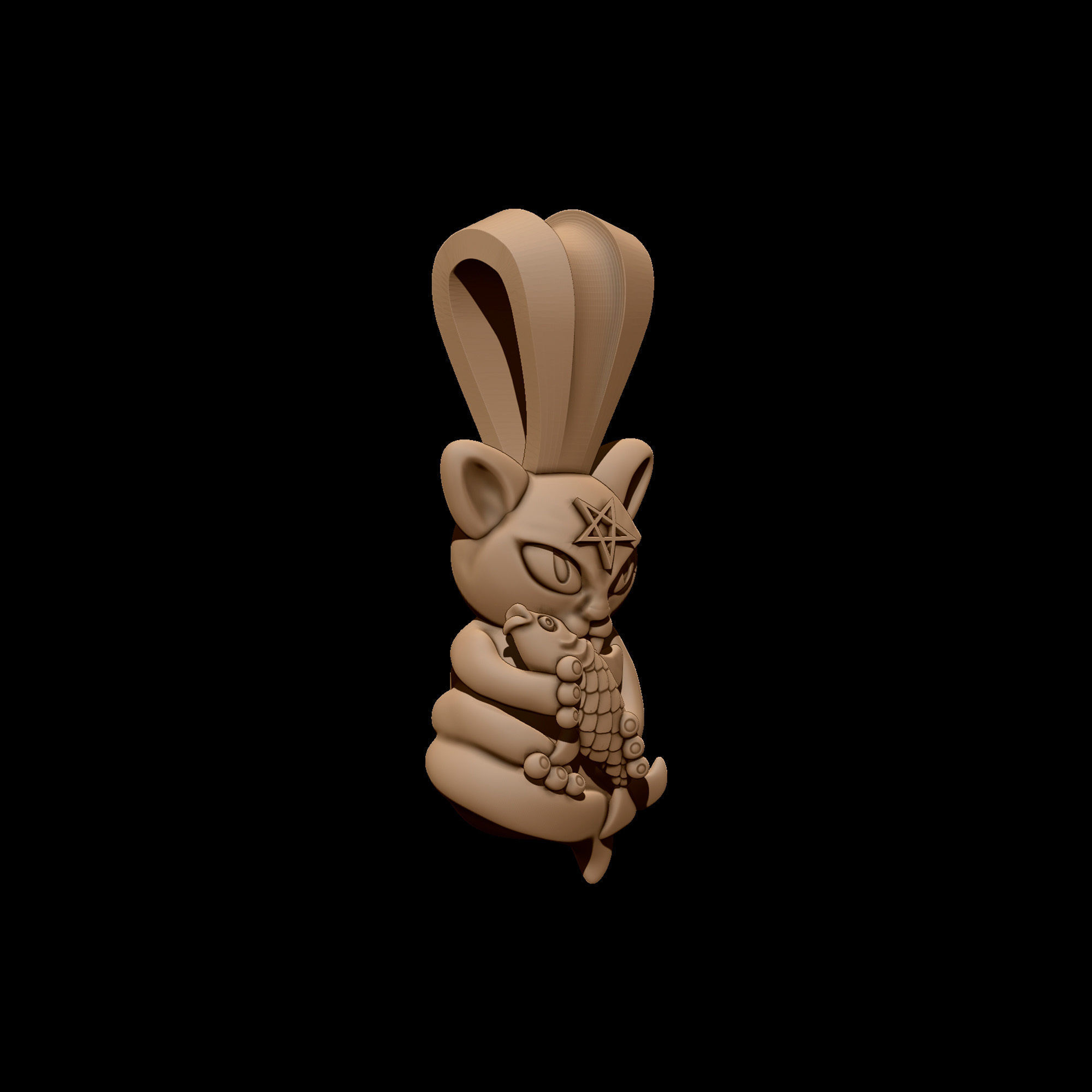 Hell Cat 3D print model_9