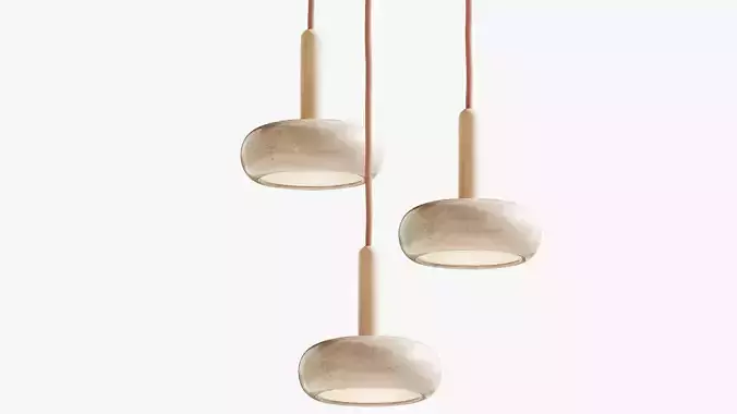 Natural Stone Pendant Light