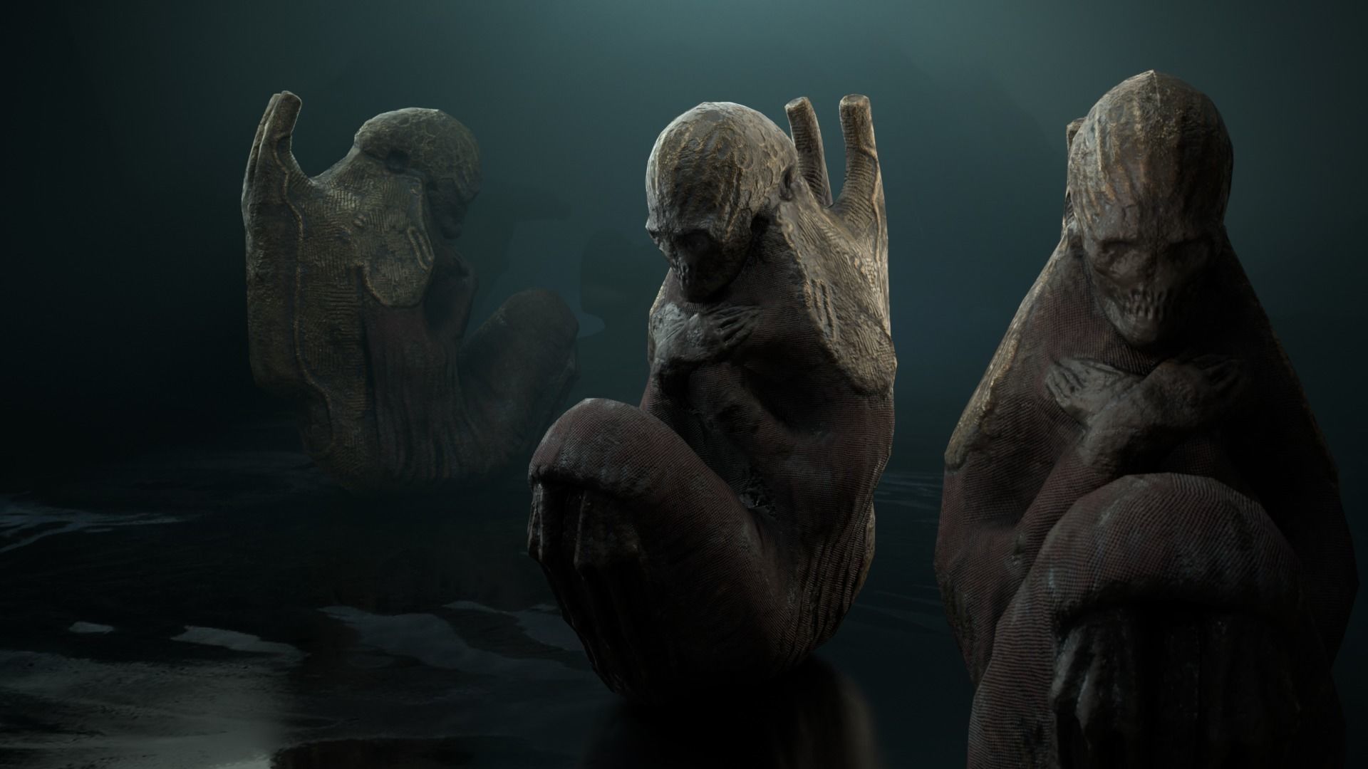 Vintage Scifi Pack VOL 3 Egregores Low-poly 3D model_3