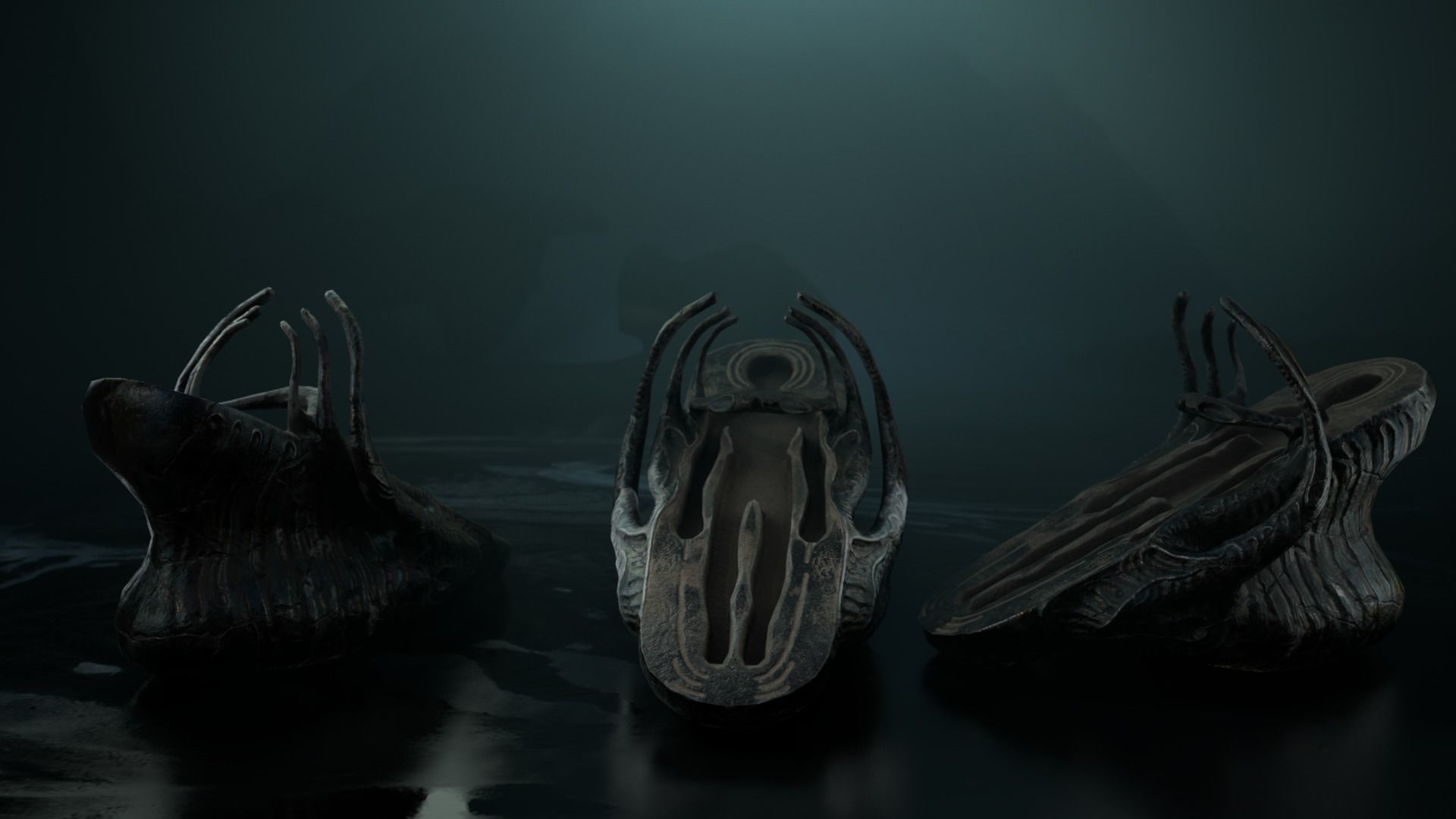 Vintage Scifi Pack VOL 3 Egregores Low-poly 3D model_7