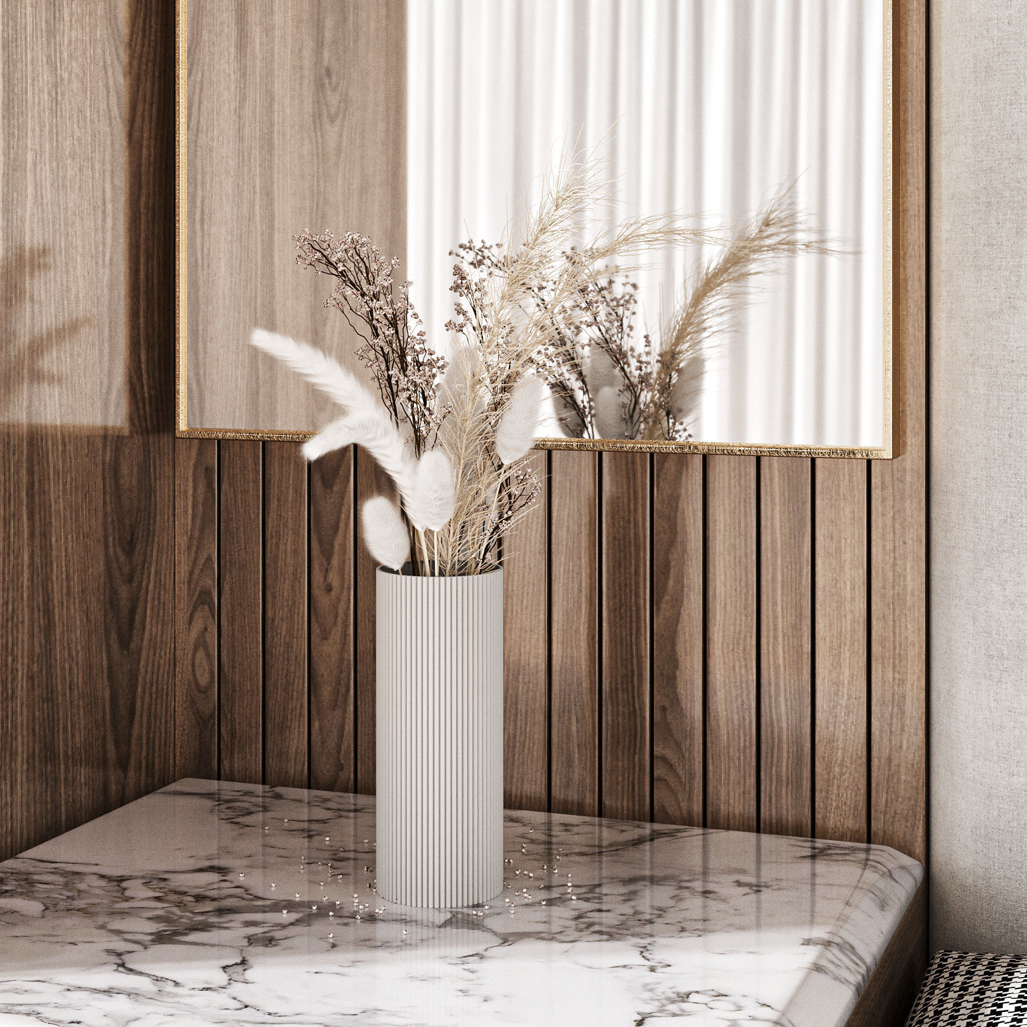 Hallway 011 Low-poly 3D model_2