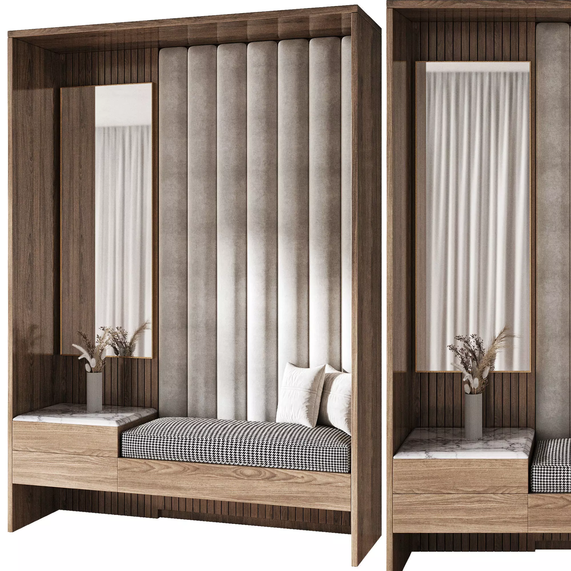 Hallway 011 Low-poly 3D model_0