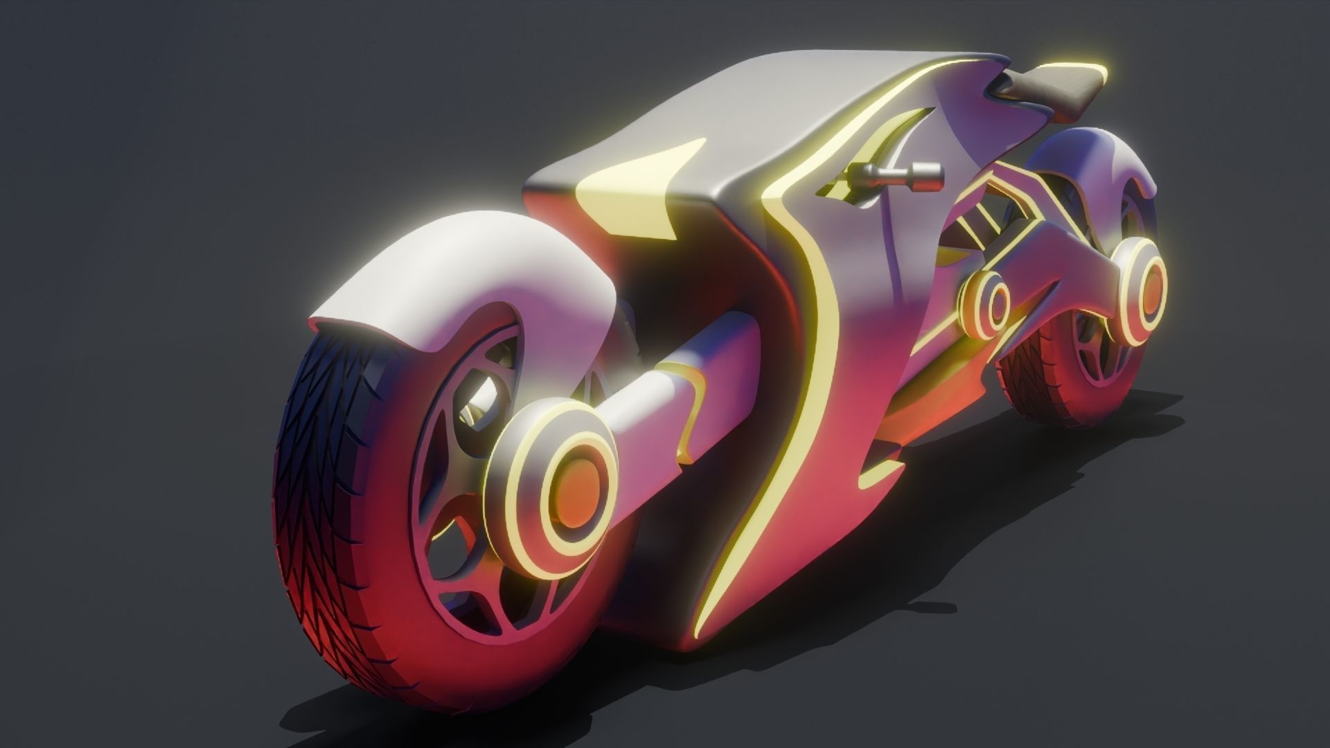 Scifi Bike 3D model_1