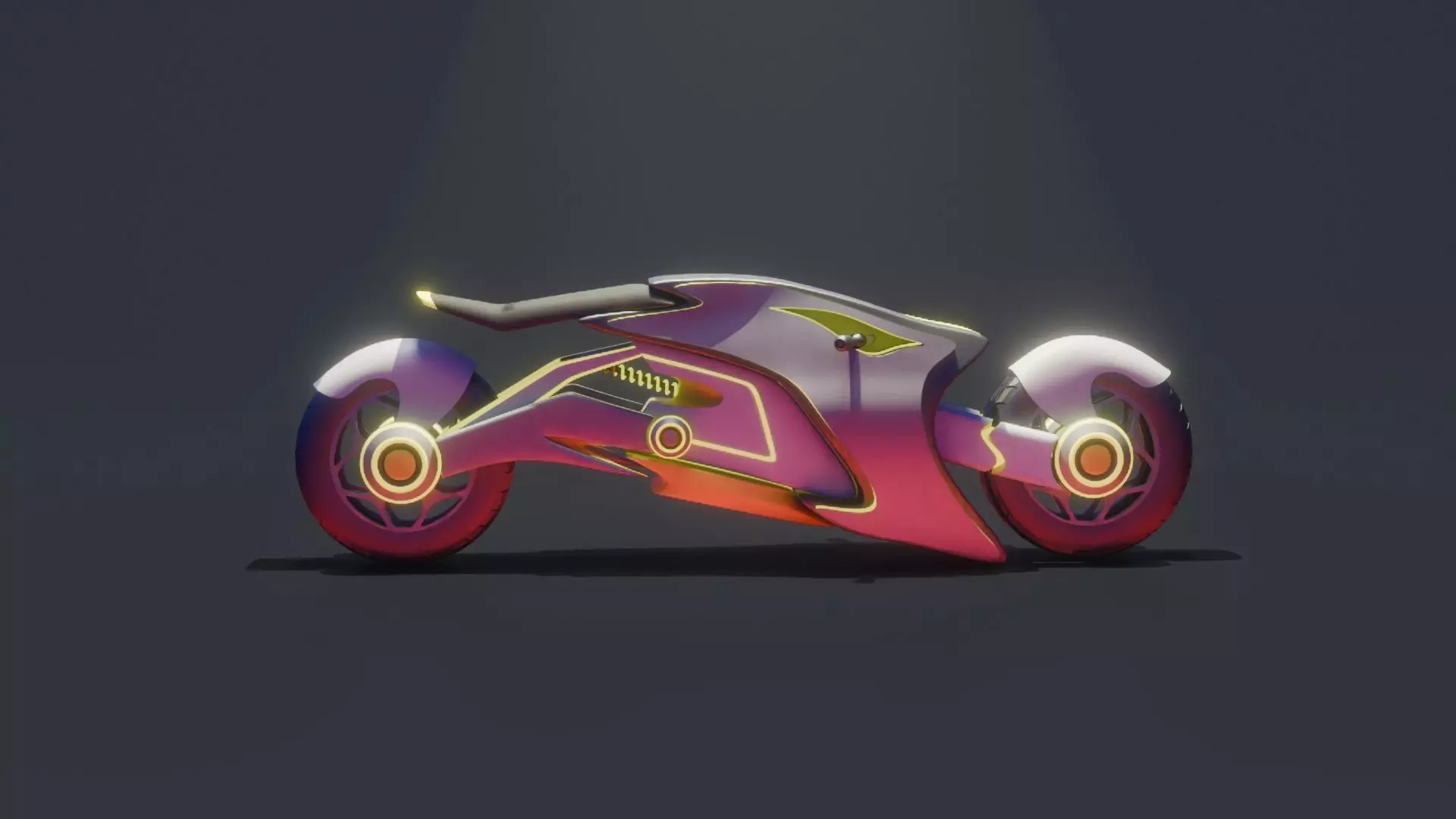 Scifi Bike 3D model_0