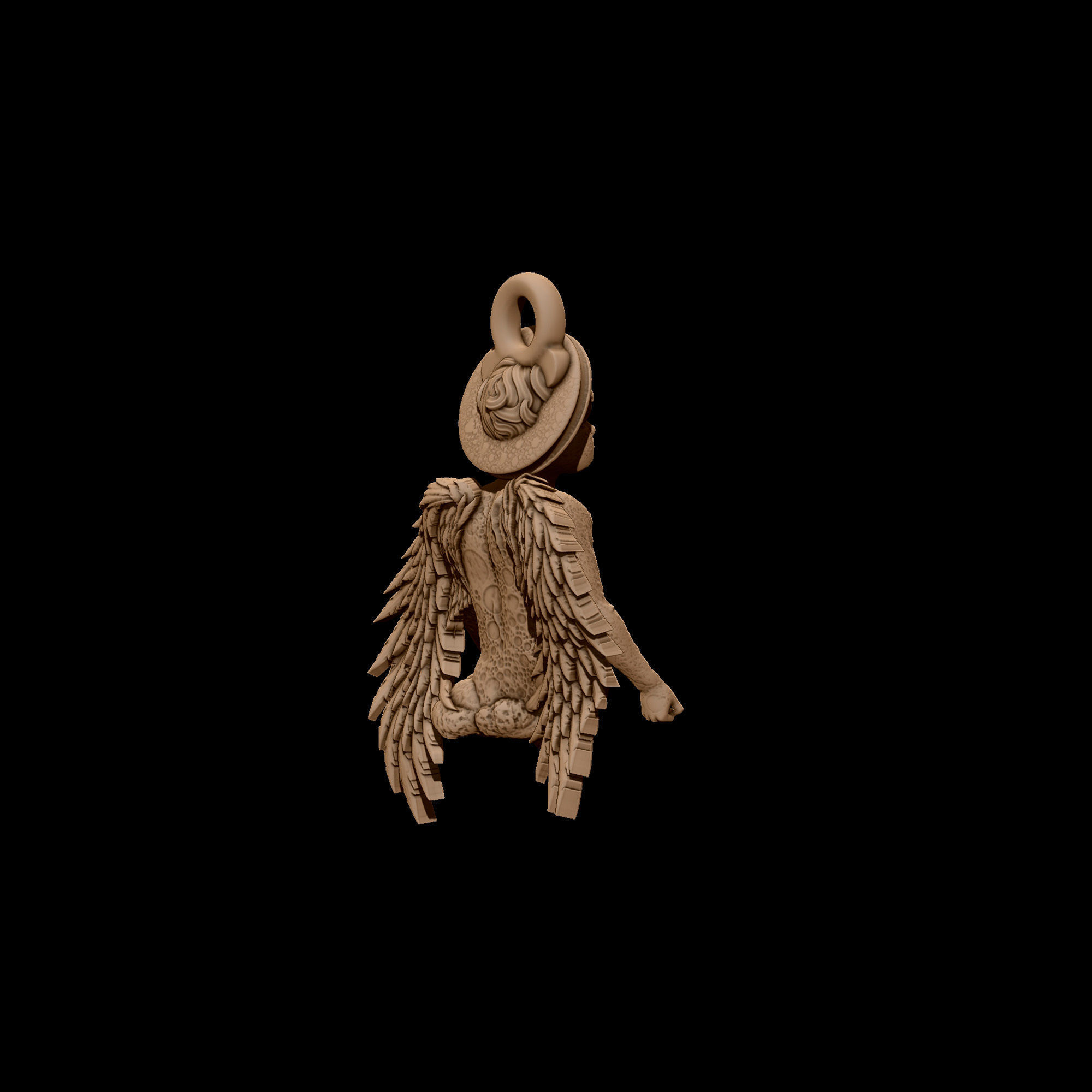 Little Angel 3D print model_7