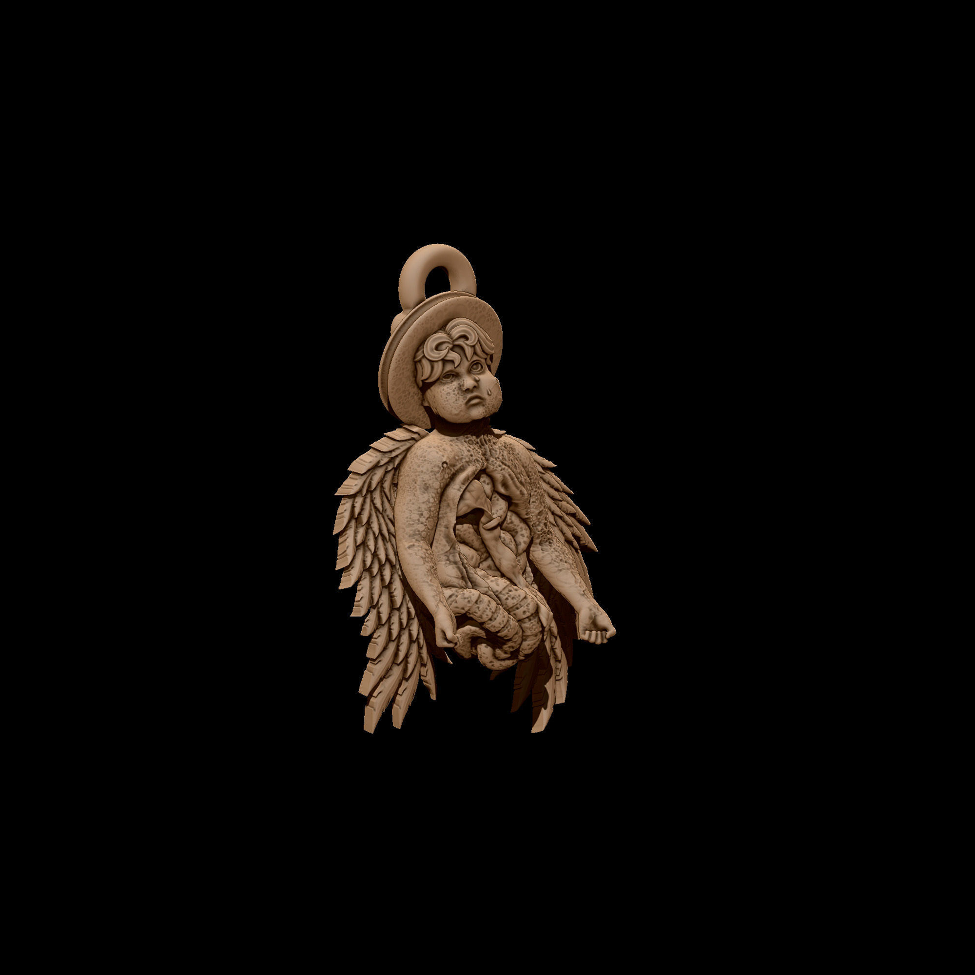 Little Angel 3D print model_9
