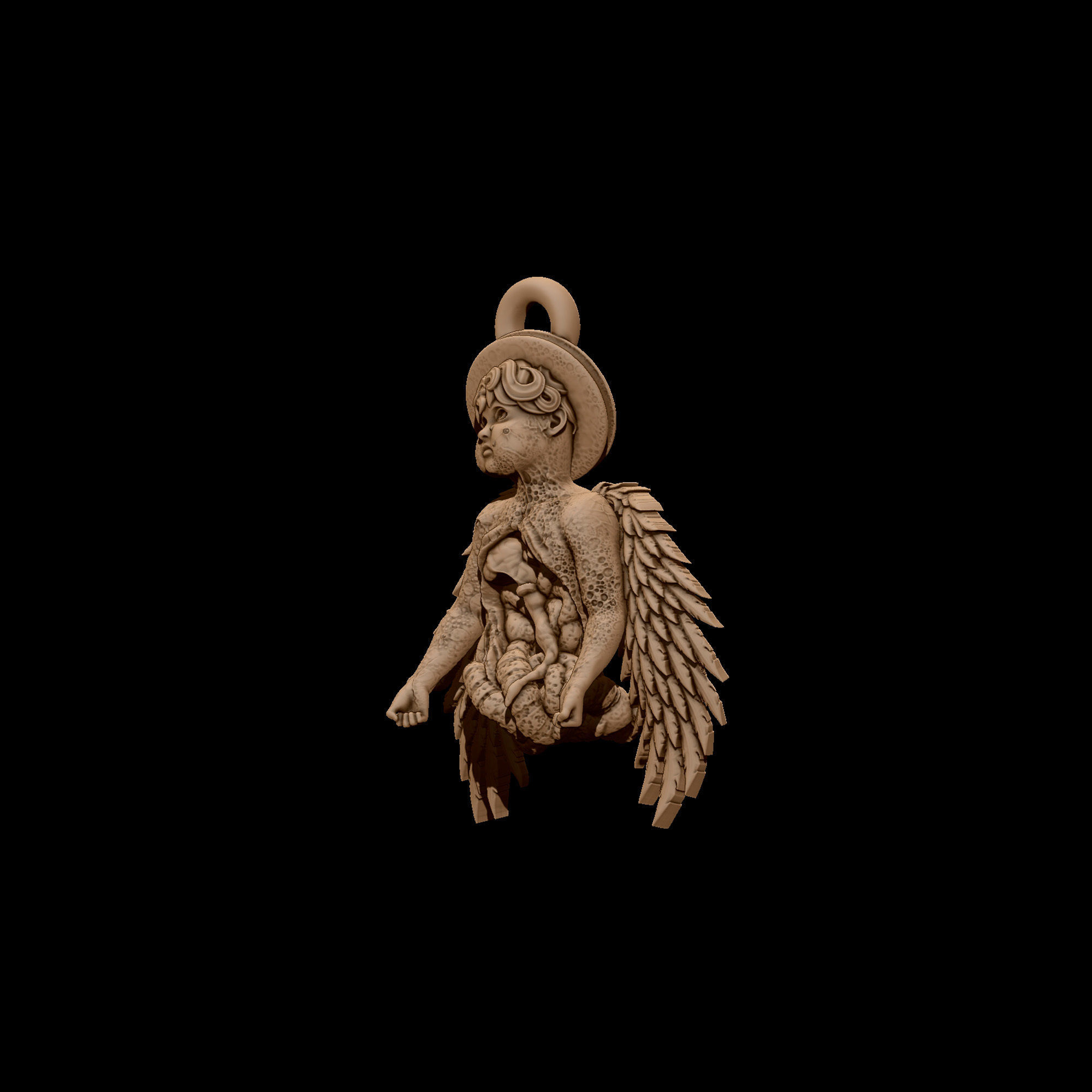 Little Angel 3D print model_3