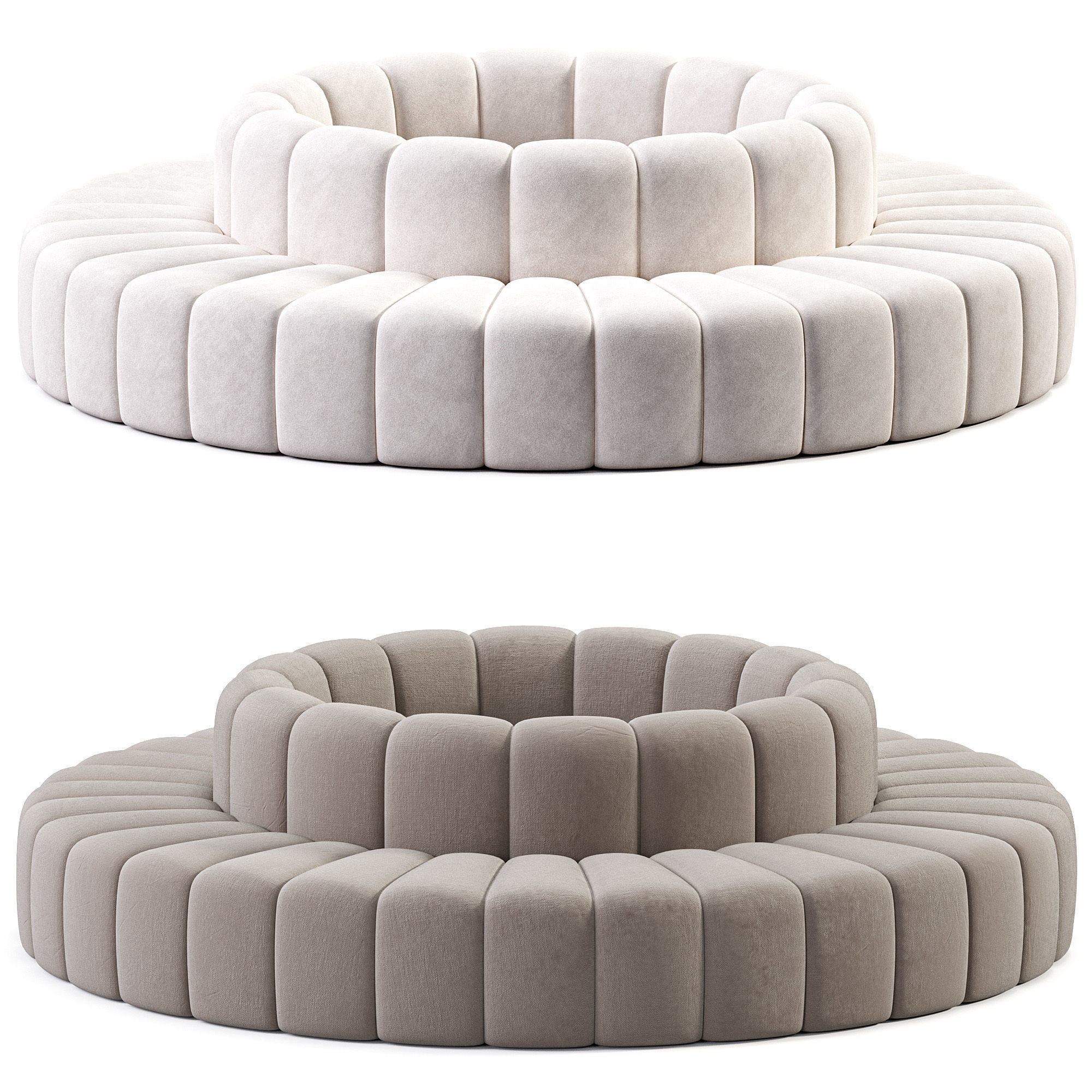 BOB Sofa By Bla Station Low-poly 3D model_3