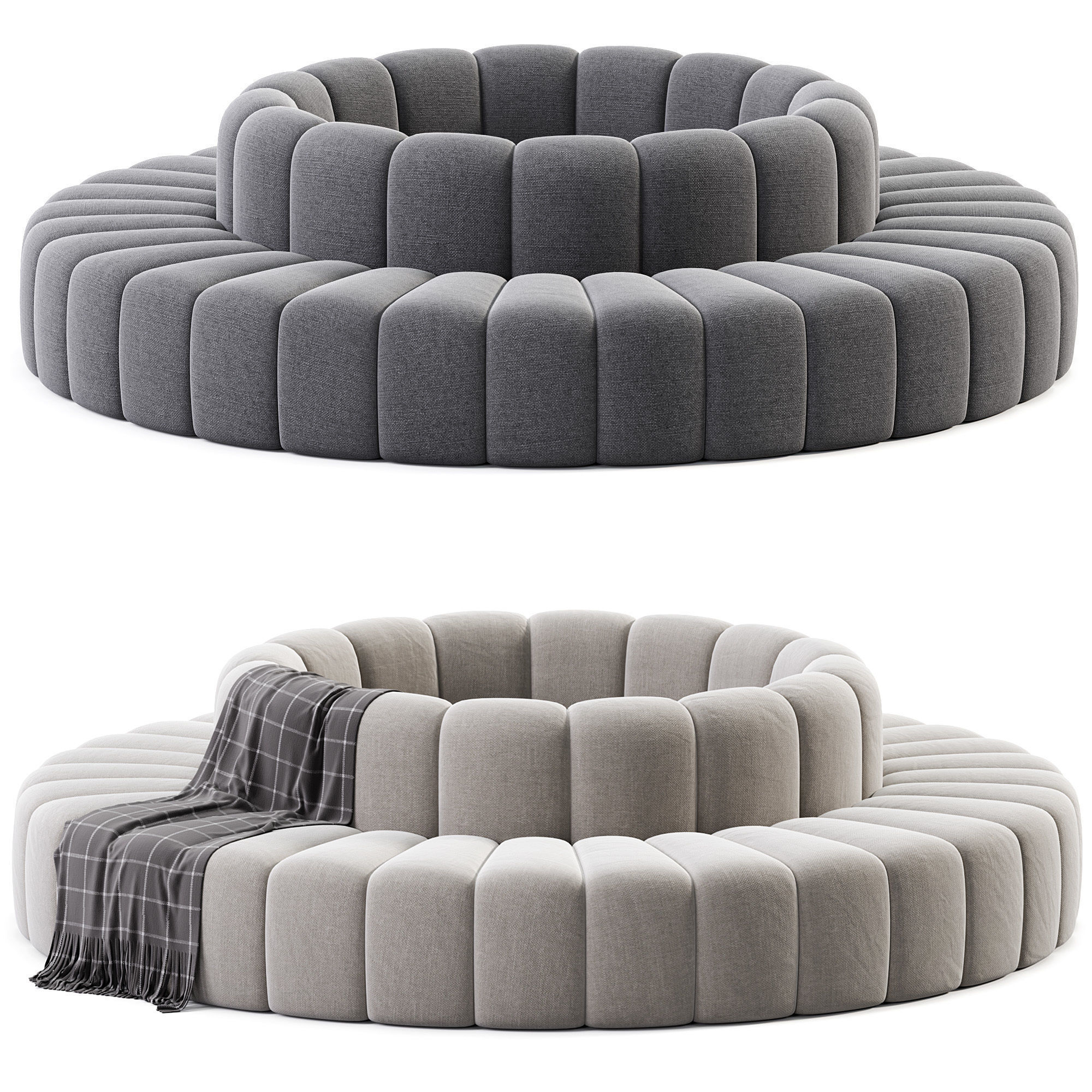 BOB Sofa By Bla Station Low-poly 3D model_2