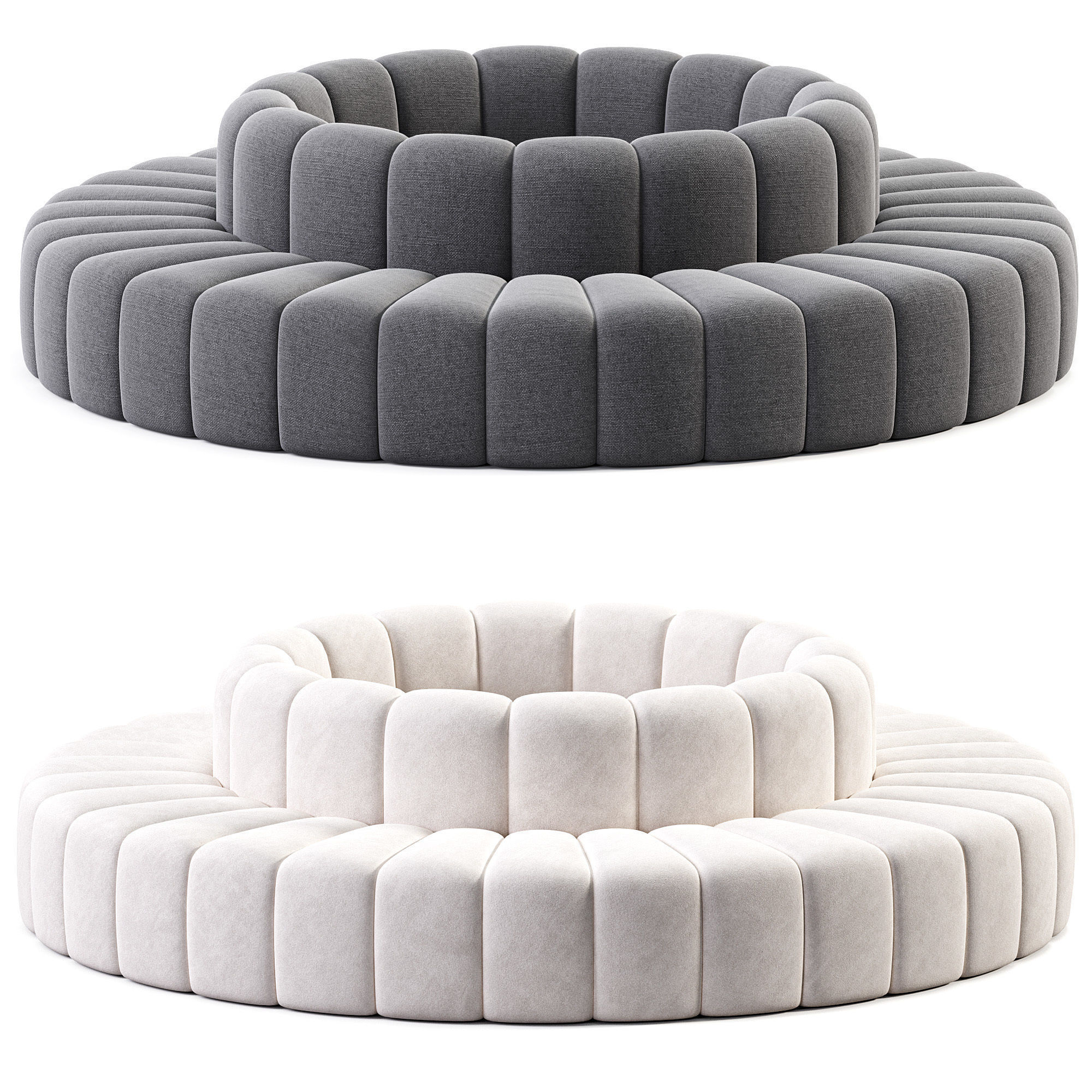 BOB Sofa By Bla Station Low-poly 3D model_4