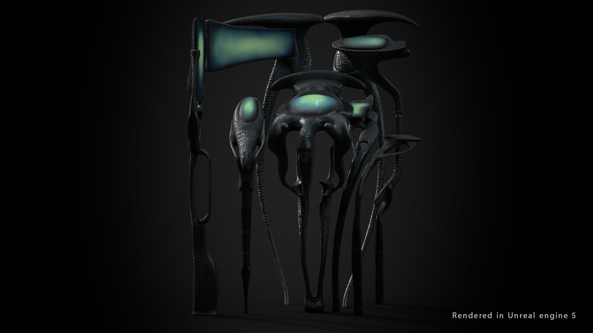 Vintage SciFi Pack VOL 8 Control screen Low-poly 3D model_2