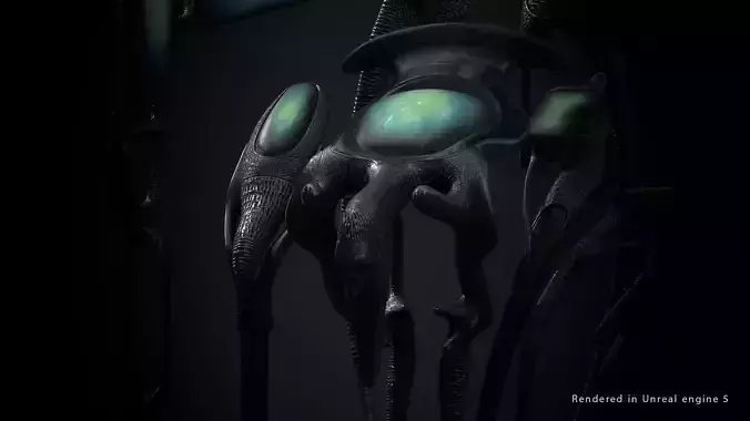 Vintage SciFi Pack VOL 8 Control screen Low-poly 3D model