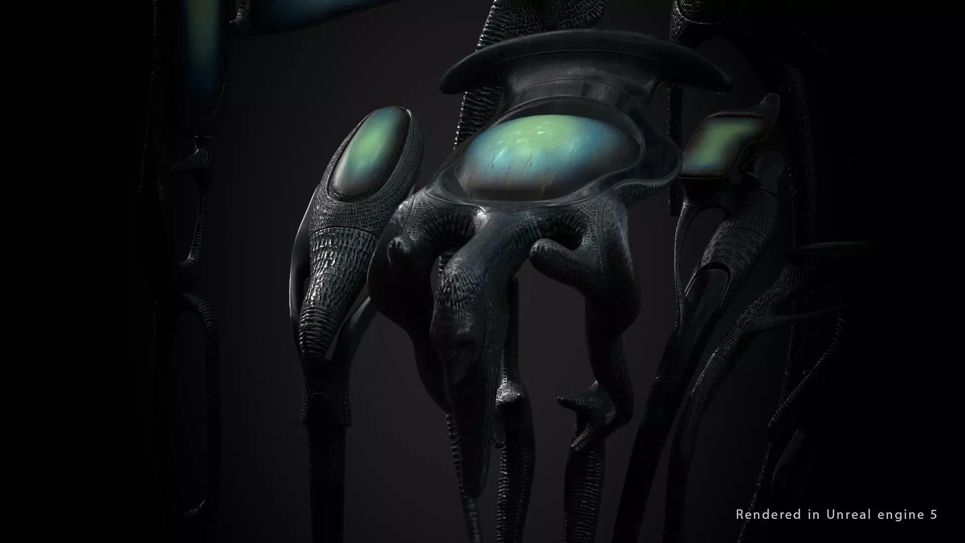 Vintage SciFi Pack VOL 8 Control screen Low-poly 3D model_0