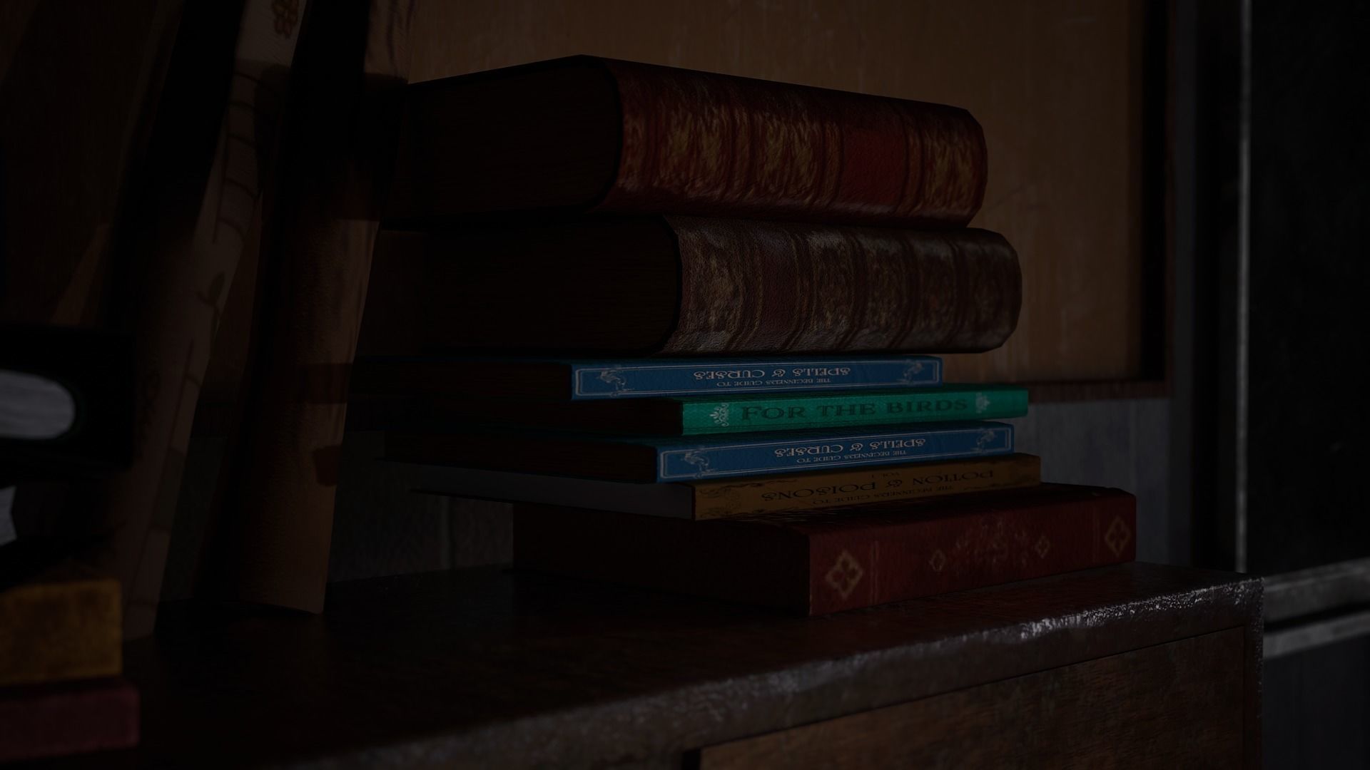 Classroom 3D Asset Pack 3D model_7