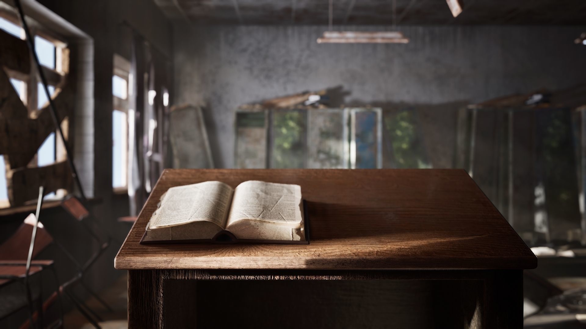 Classroom 3D Asset Pack 3D model_8