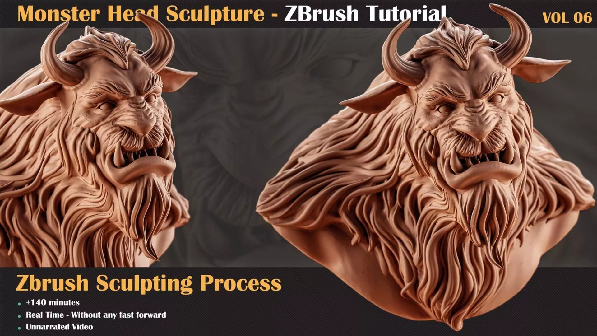 Monster Head - ZBrush Sculpture Series Vol6   3D model_0