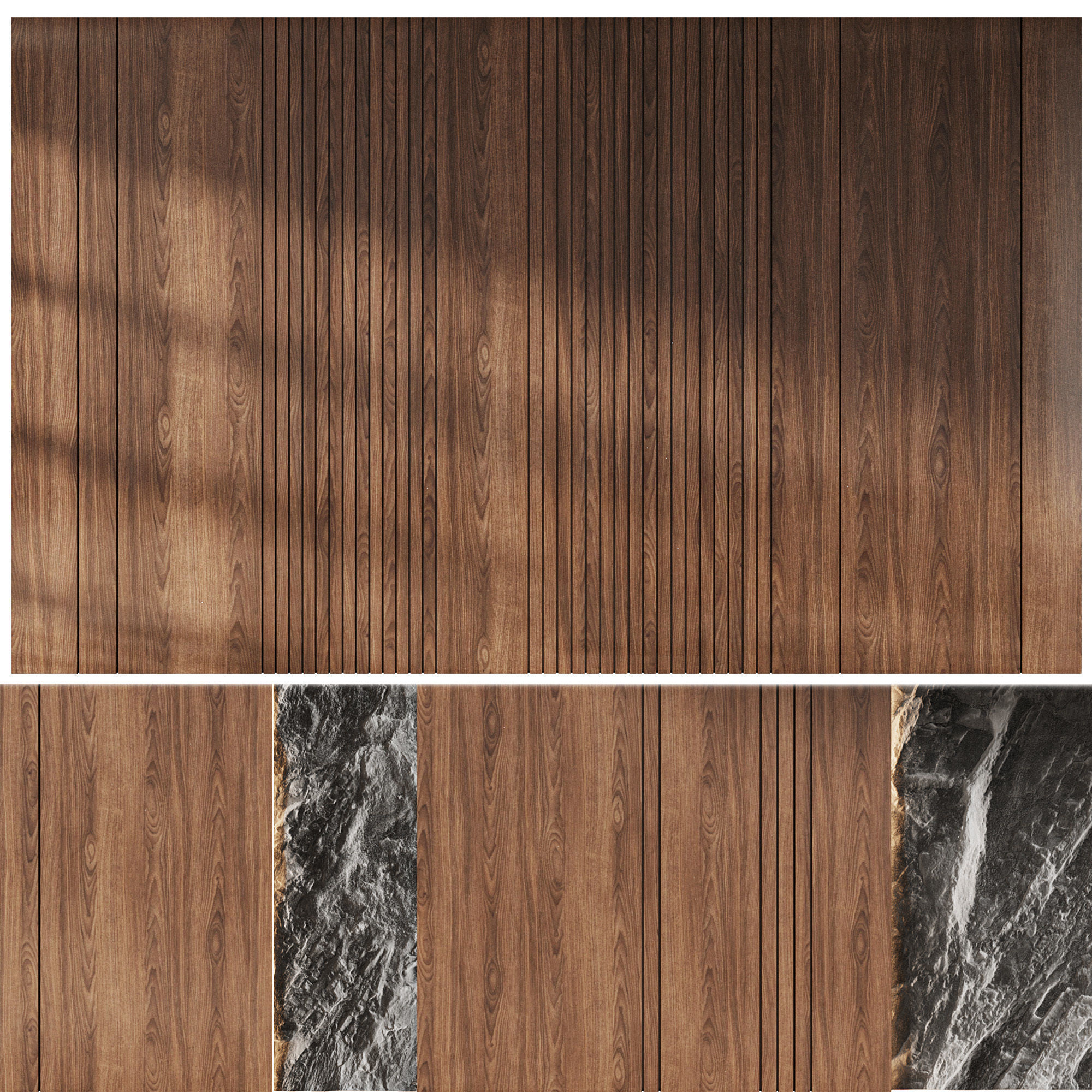 Decorative Panel 004 Low-poly 3D model_2