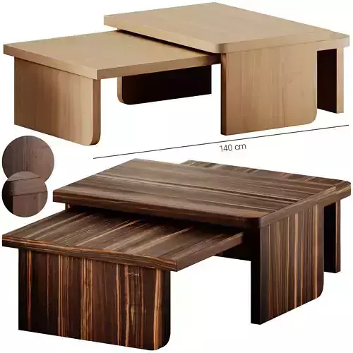 Kave Home Oaq Coffee Table