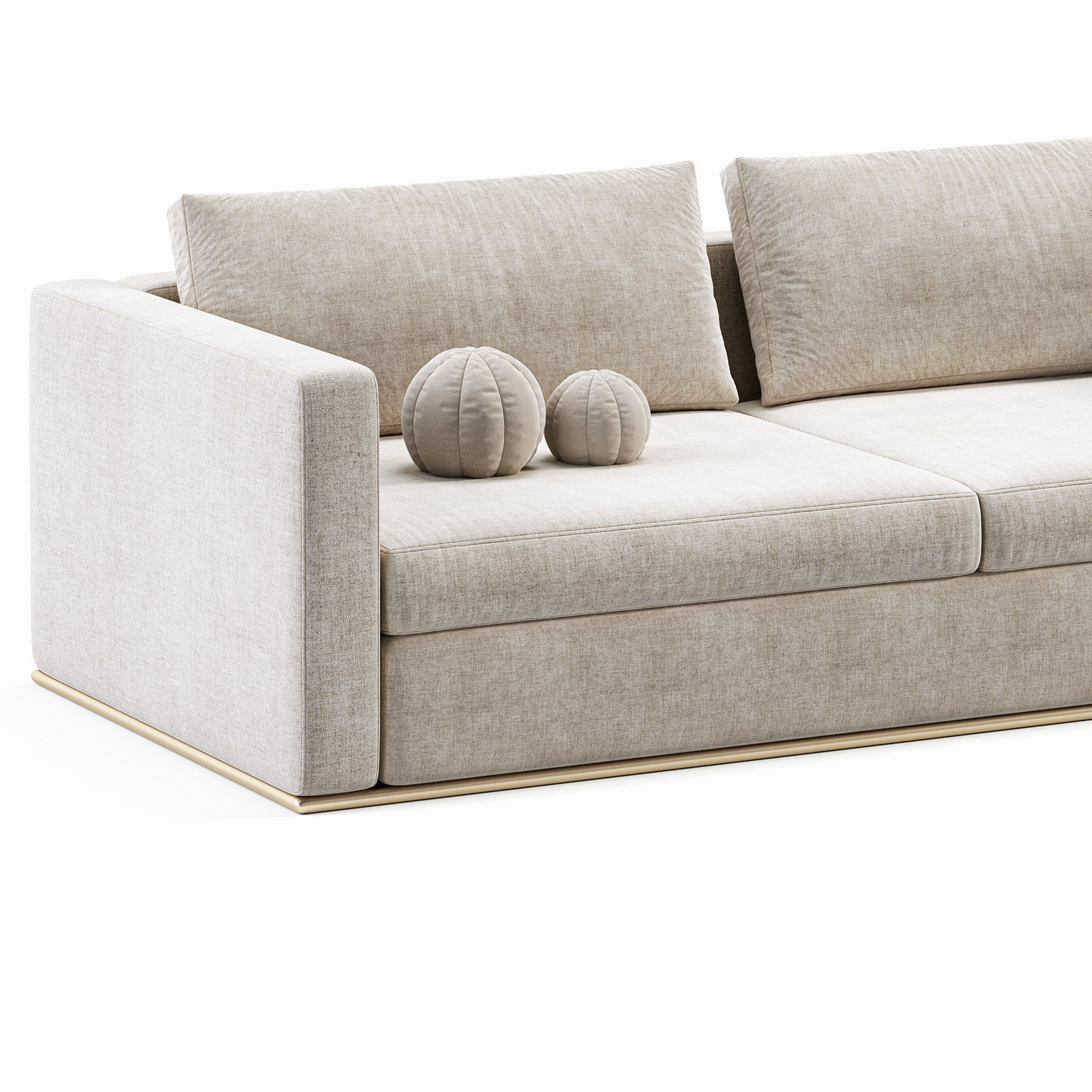 Burton James 649 SOFA Low-poly 3D model_4