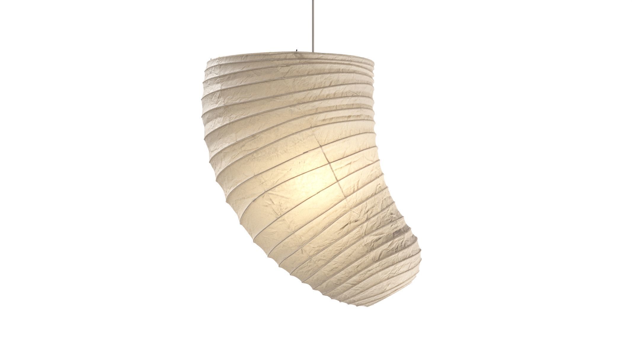 Akari VB-13C Lamp by Isamu Noguchi 3D model_2