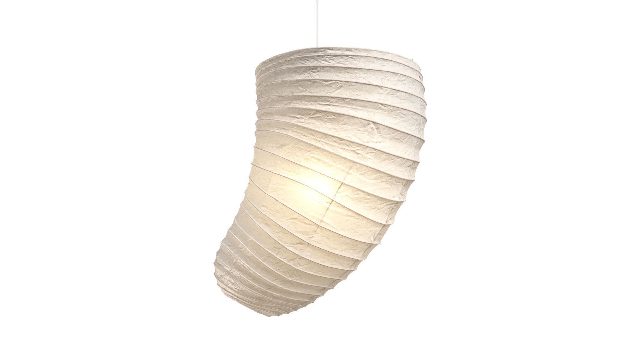 Akari VB-13C Lamp by Isamu Noguchi 3D model_4