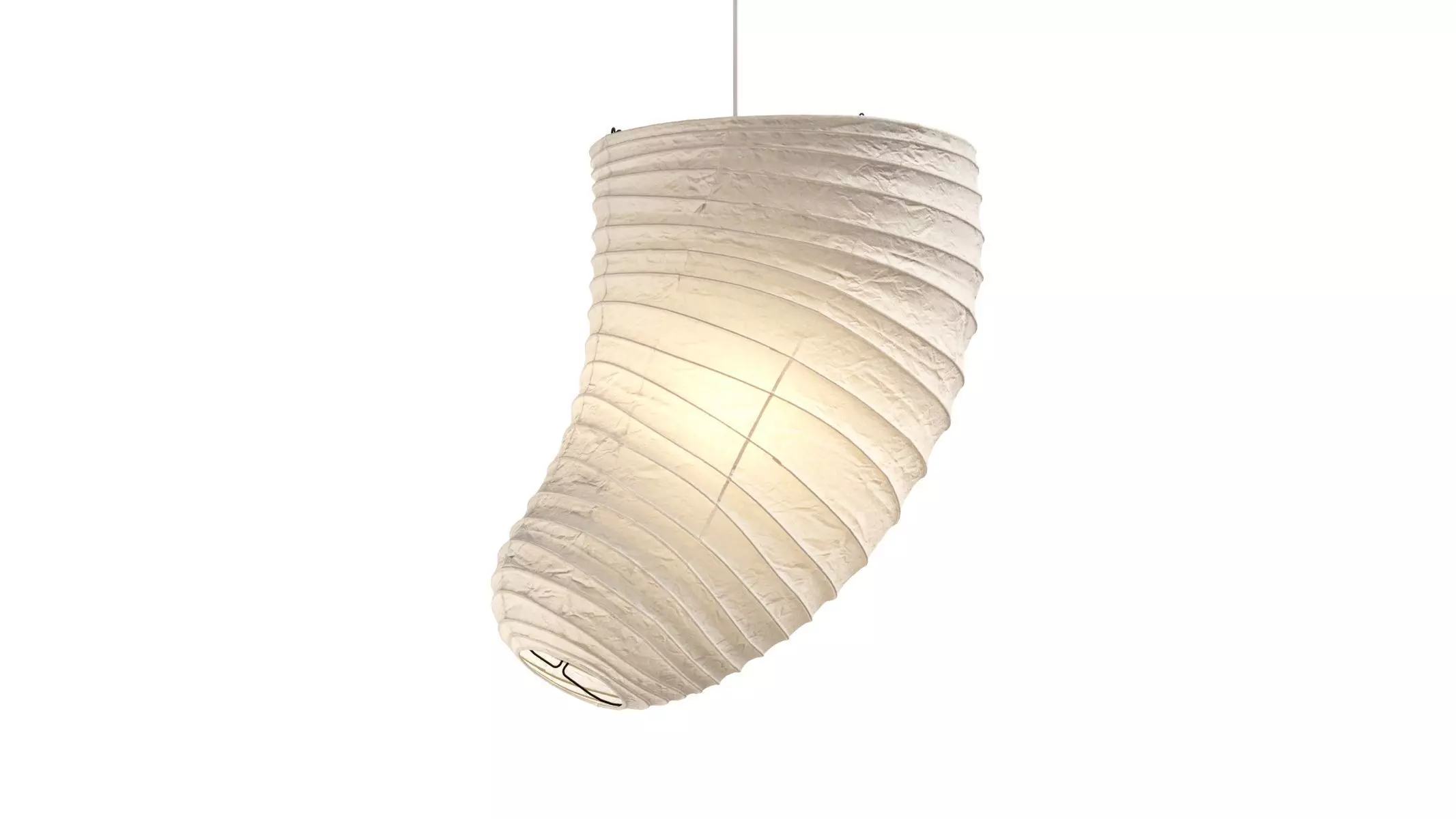 Akari VB-13C Lamp by Isamu Noguchi 3D model_0
