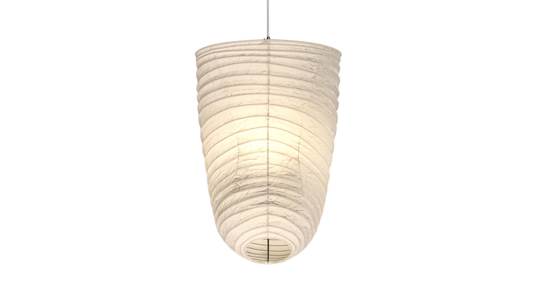 Akari VB-13C Lamp by Isamu Noguchi 3D model_5