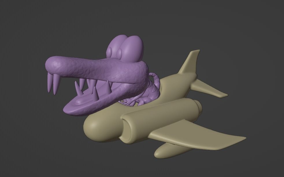 DK Pilot Klaptrap 3D print model_1