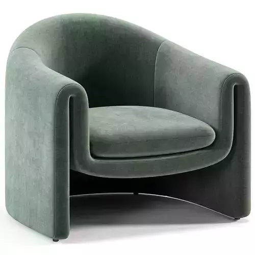 Velvet Sculptural Chair