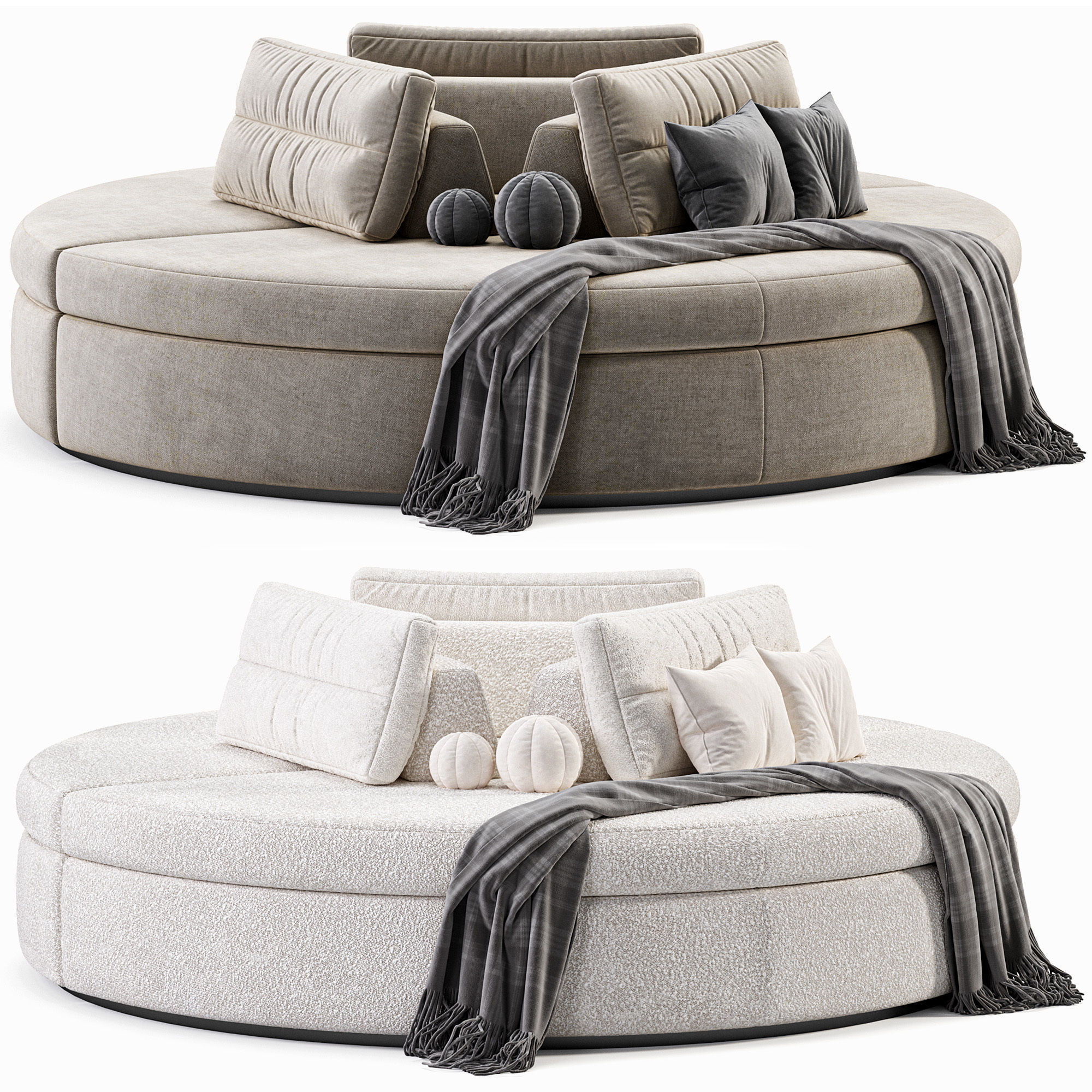 Sofa Dema Low-poly 3D model_4