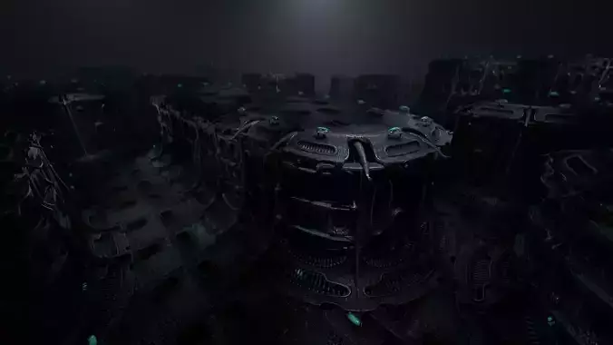 Vintage SciFi Pack VOL 10 Desks Low-poly 3D model