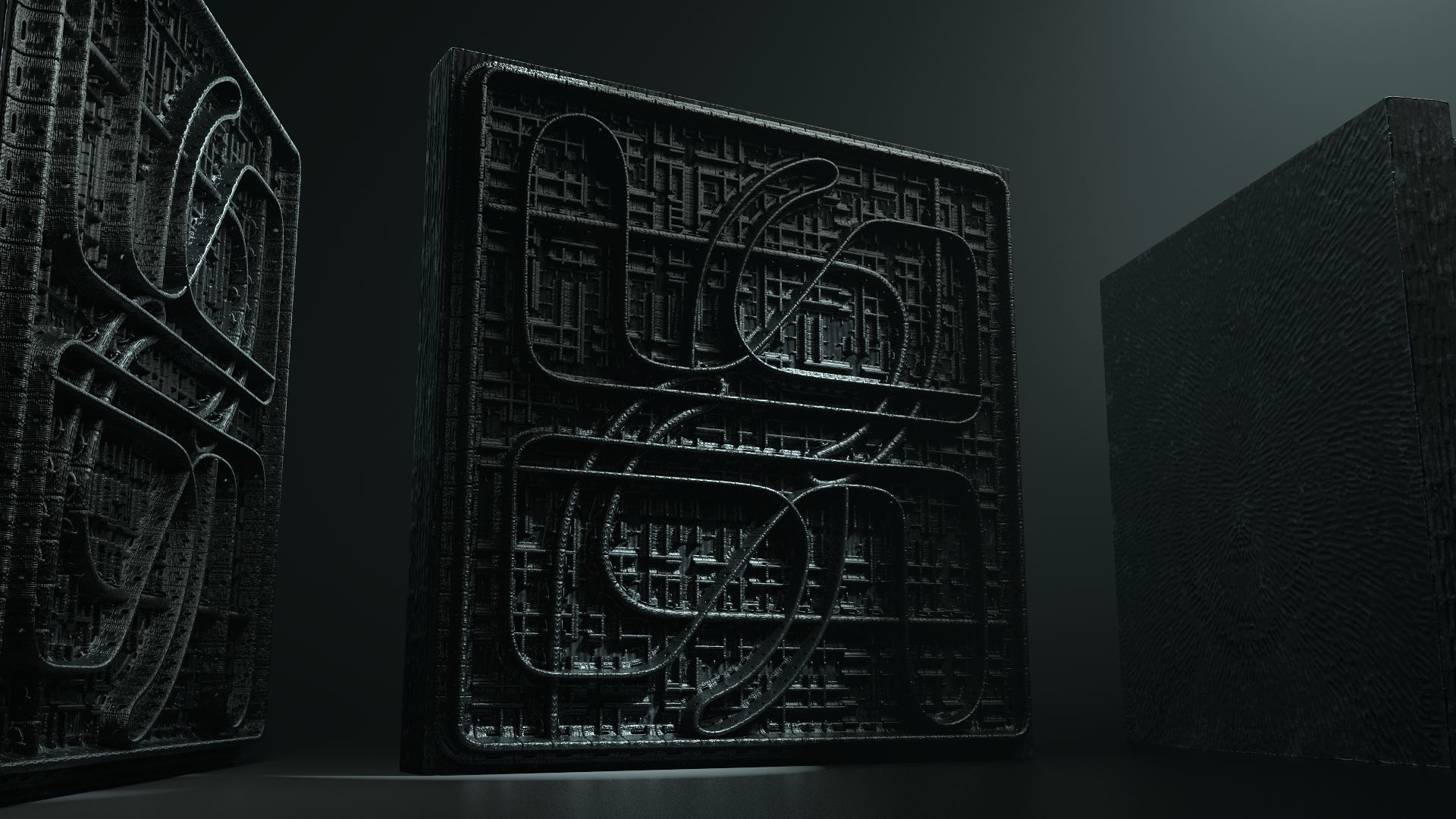 Vintage SciFi Pack VOL 11 Walls Low-poly 3D model_15