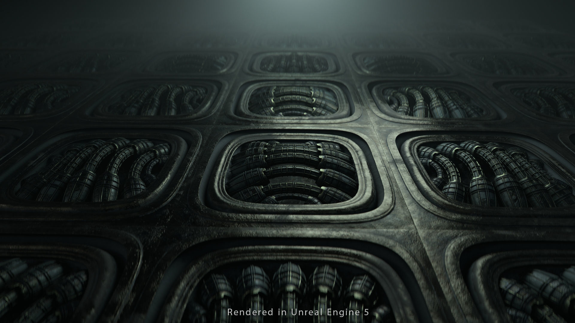 Vintage SciFi Pack VOL 12 Floor grate Low-poly 3D model_5