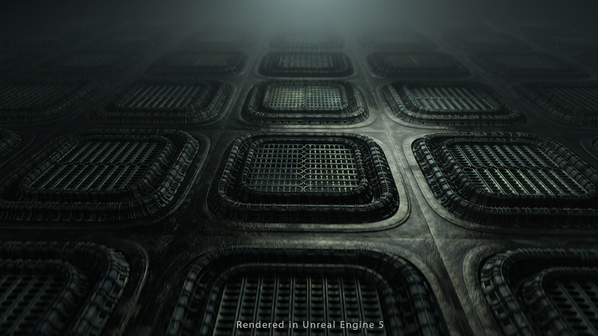 Vintage SciFi Pack VOL 12 Floor grate Low-poly 3D model_11