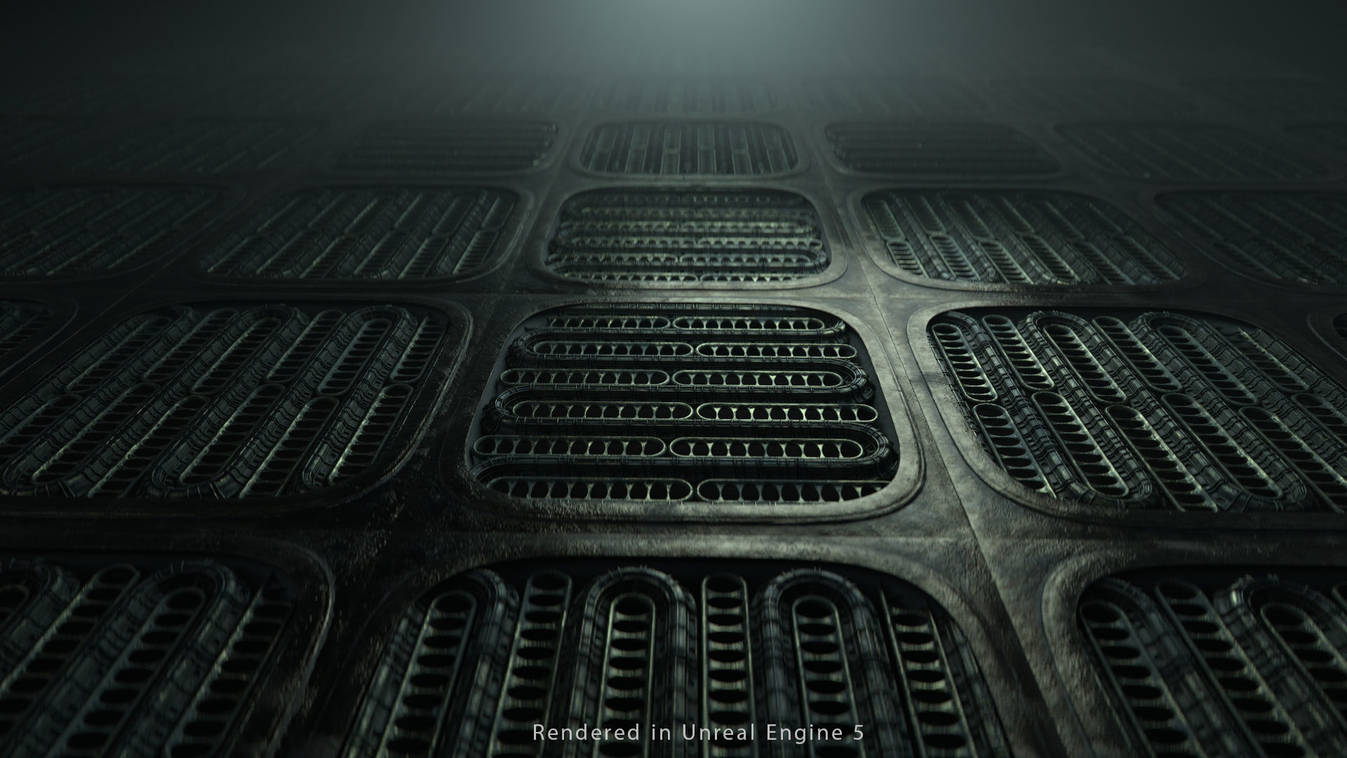 Vintage SciFi Pack VOL 12 Floor grate Low-poly 3D model_3