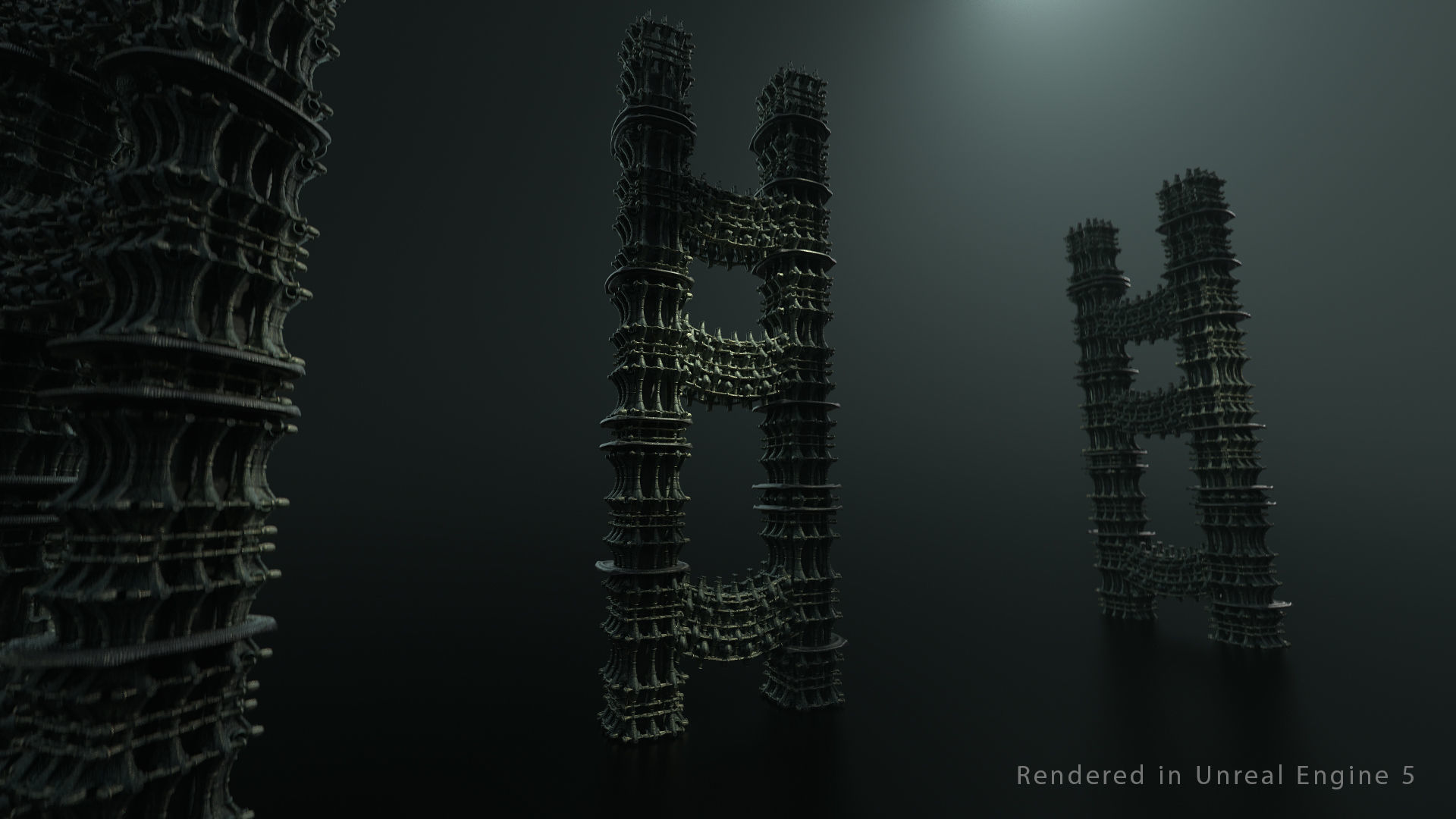 Vintage SciFi Pack VOL 13 Column 3D model_9