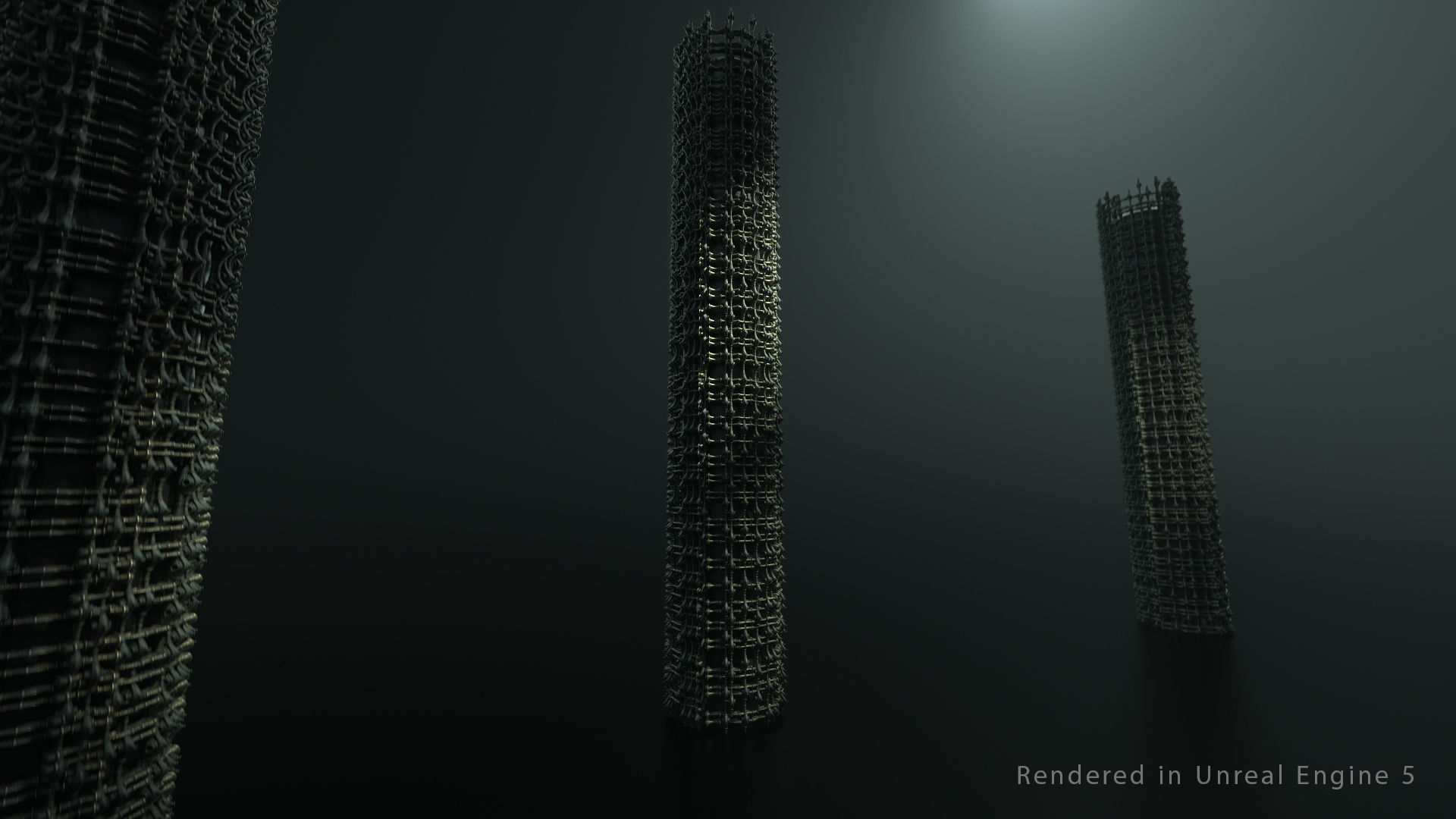 Vintage SciFi Pack VOL 13 Column 3D model_6