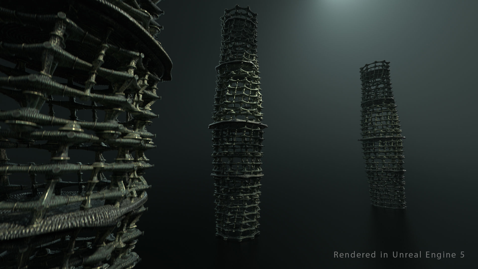 Vintage SciFi Pack VOL 13 Column 3D model_3